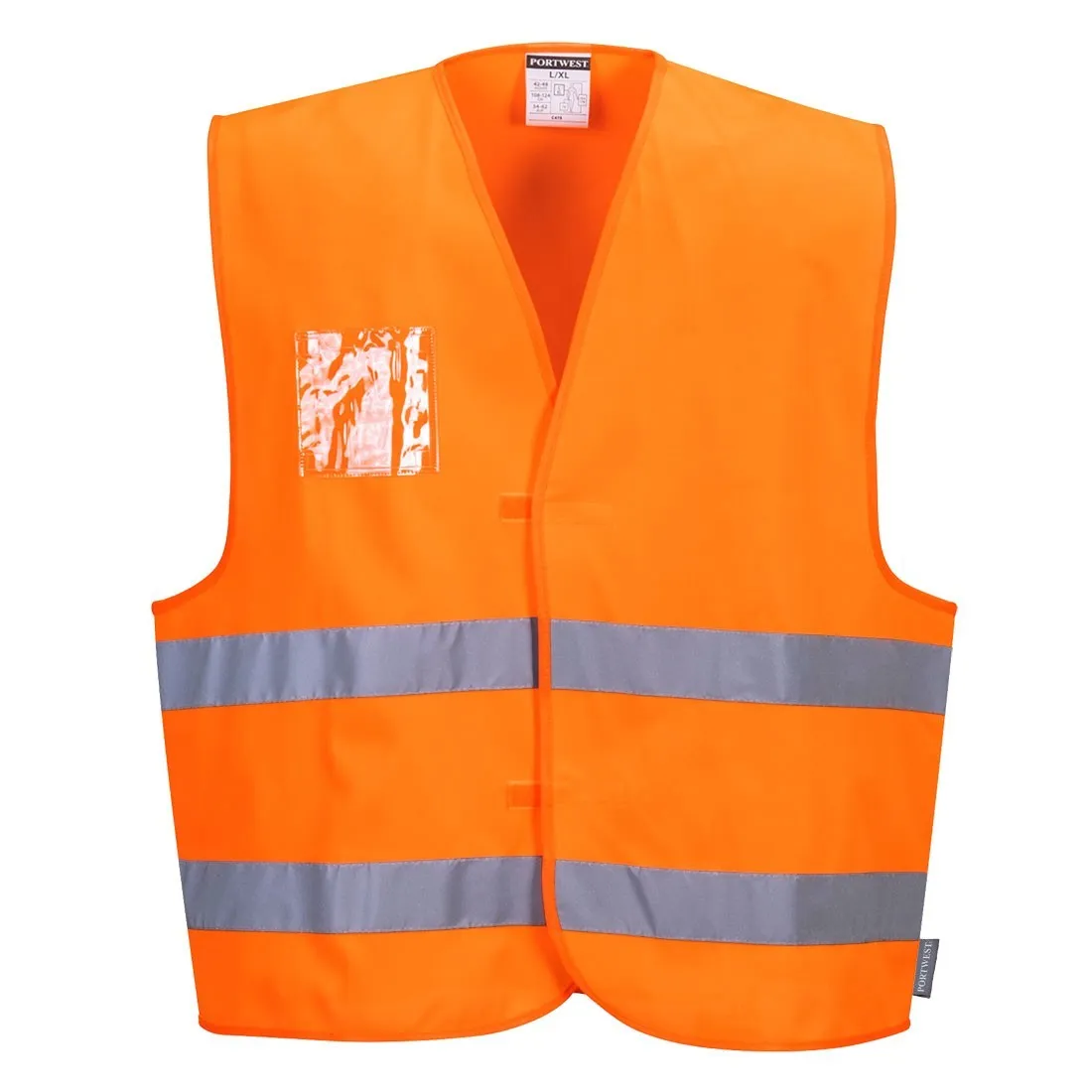 Portwest - Gilet de sécurité avec porte badge double entrée HV