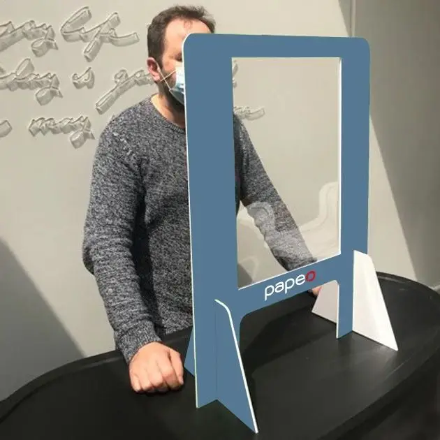 Protection de comptoir en carton personnsalisable