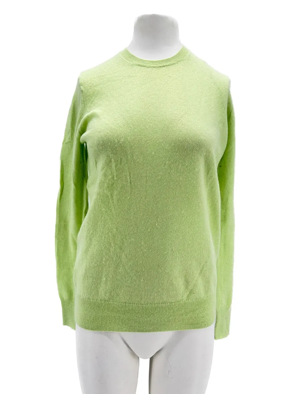 Pull en cachemire vert