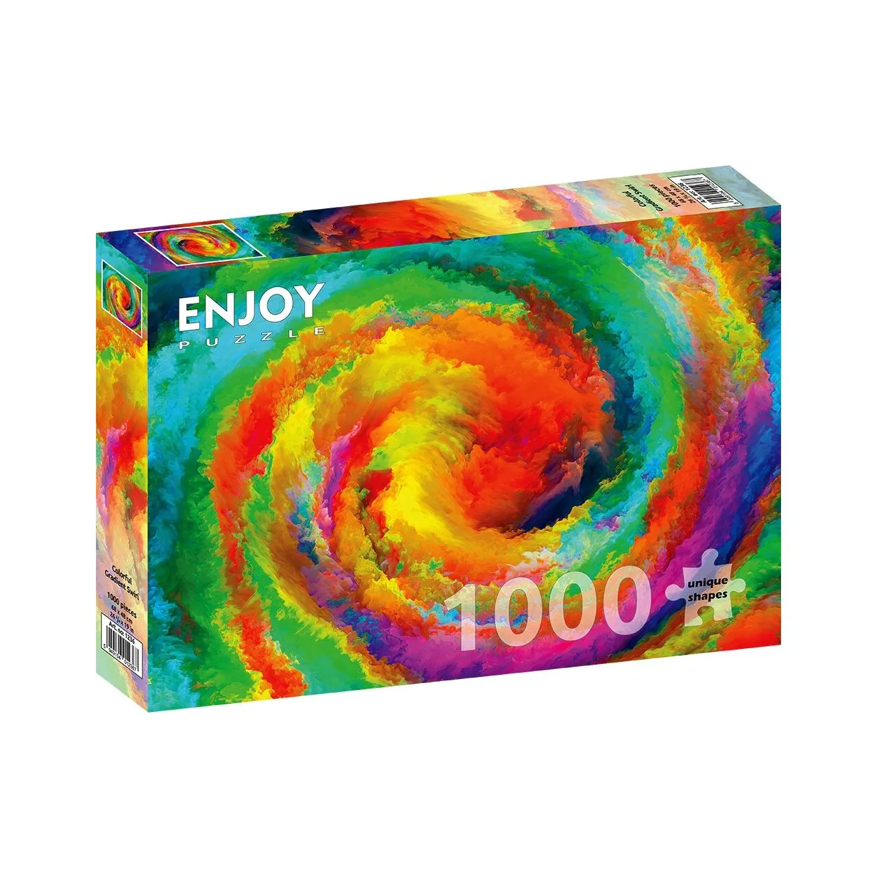 Puzzle 1000 pièces Enjoy - Tourbillon Dégradé Coloré