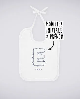 Pyjama bébé Initiale et prénom de l'enfant personnalisé