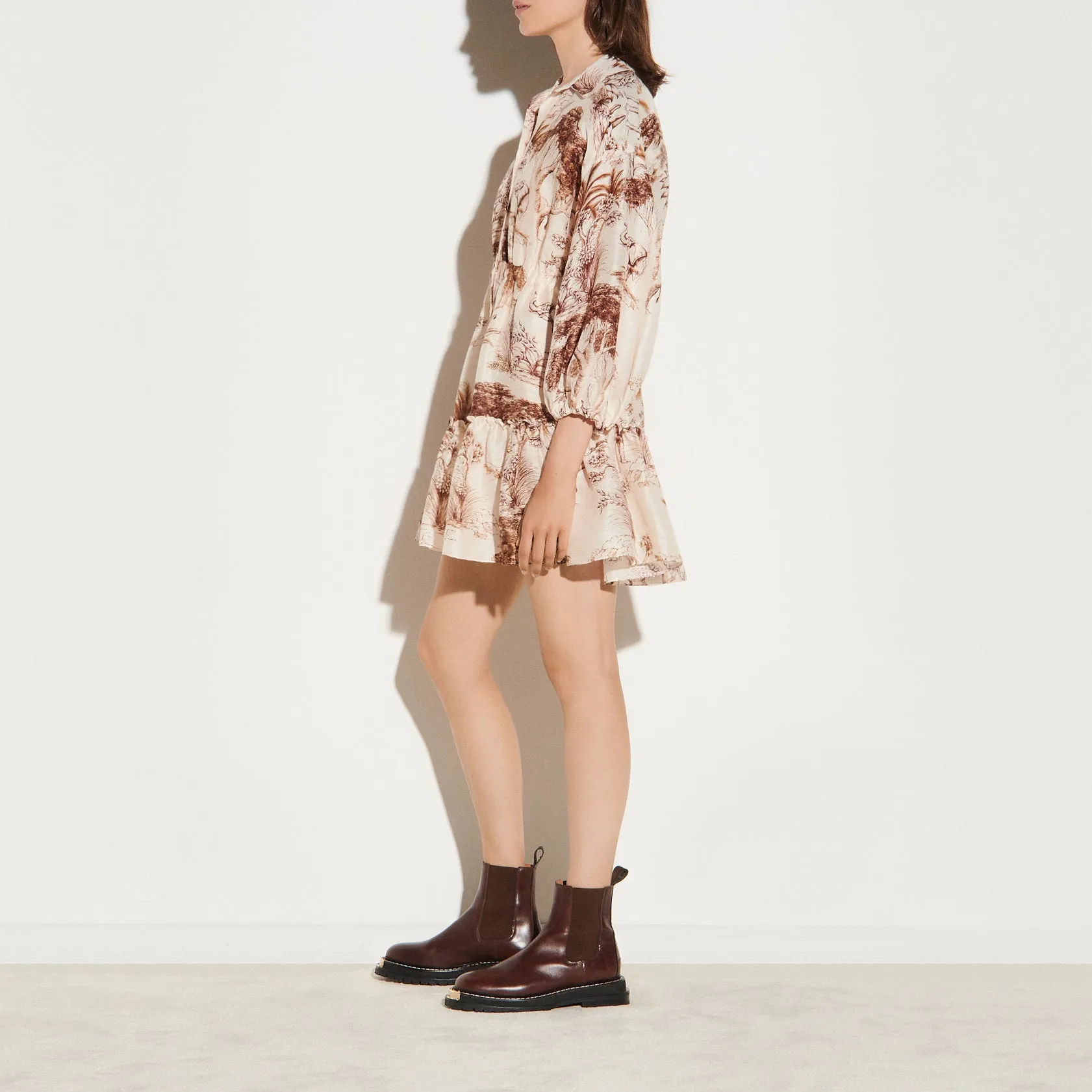 Robe chemise imprimée