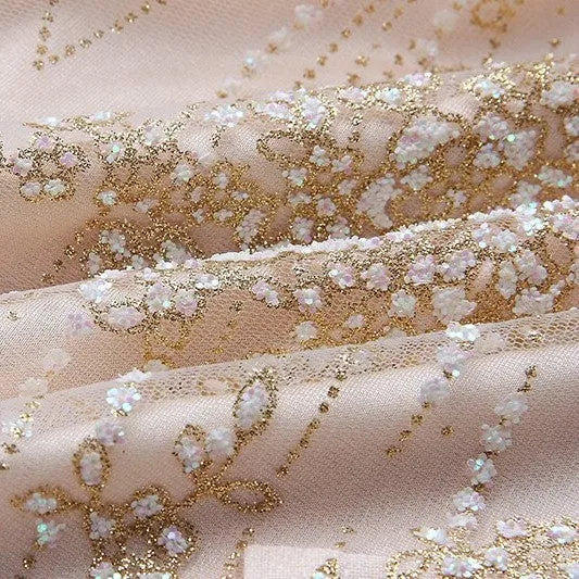 Robe Dentelle Abricot