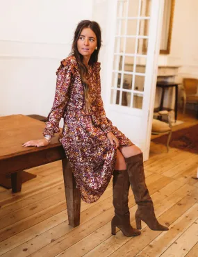 Robe Emilia CREATION - bordeaux