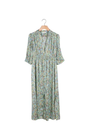 Robe longue et fluide imprimée