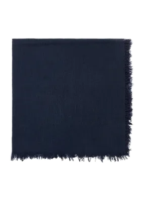 SAISON 1865  Foulard uni - Bleu