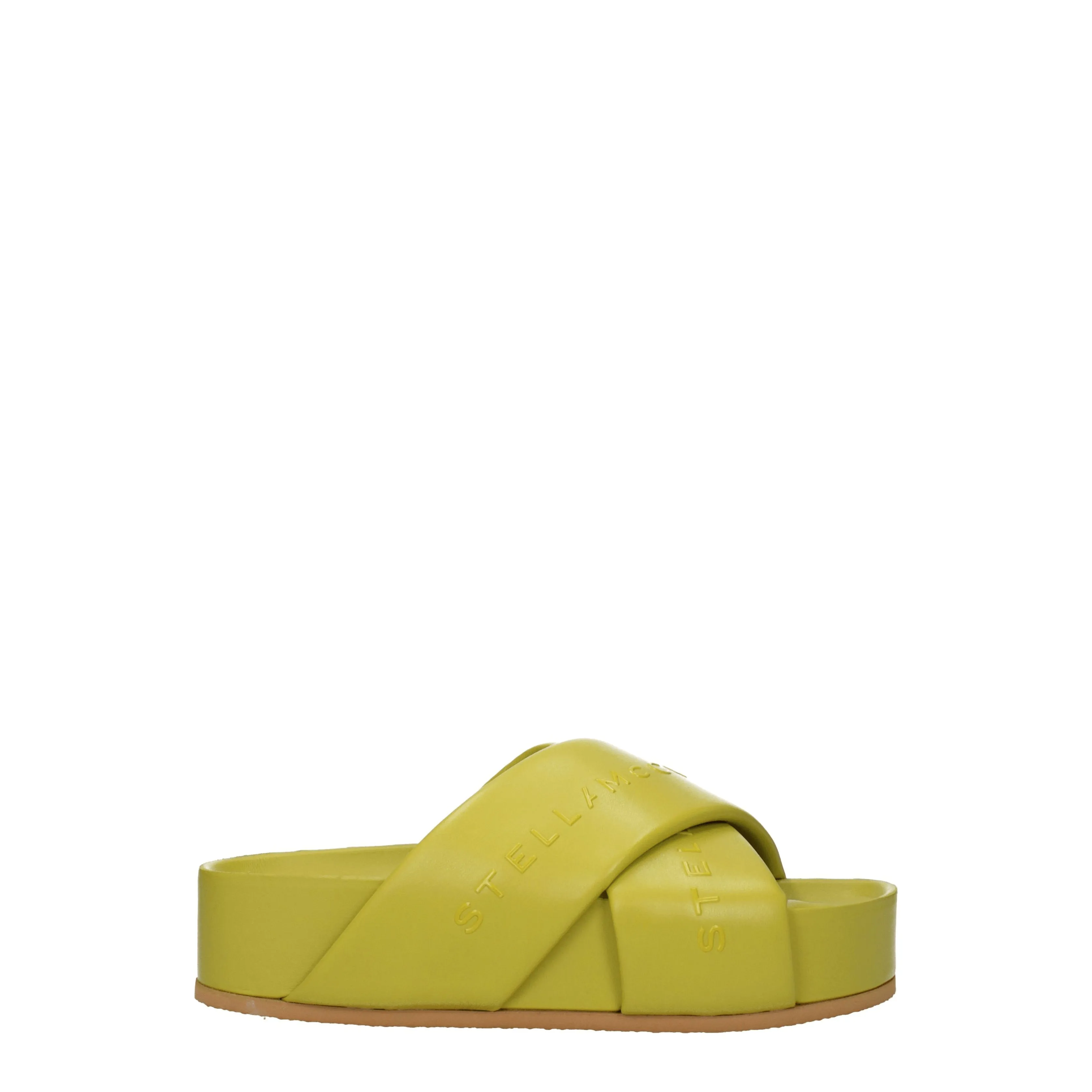 Stella McCartney Women 's Slippers & HOOVES Eco Leather vert / citron vert
