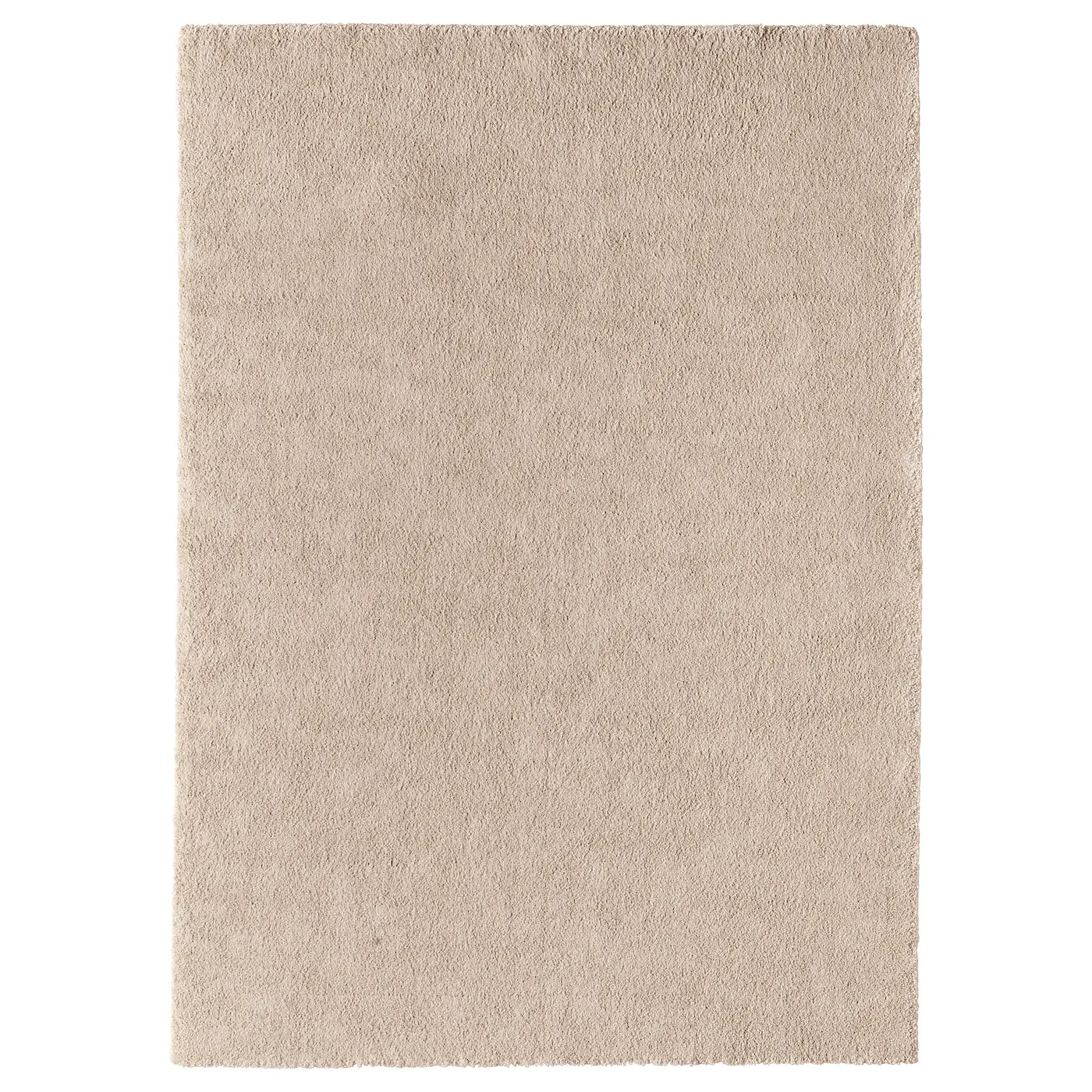 STOENSE Tapis, poils ras, blanc cassé, 170x240 cm