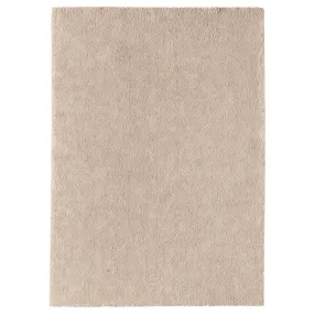 STOENSE Tapis, poils ras, blanc cassé, 170x240 cm