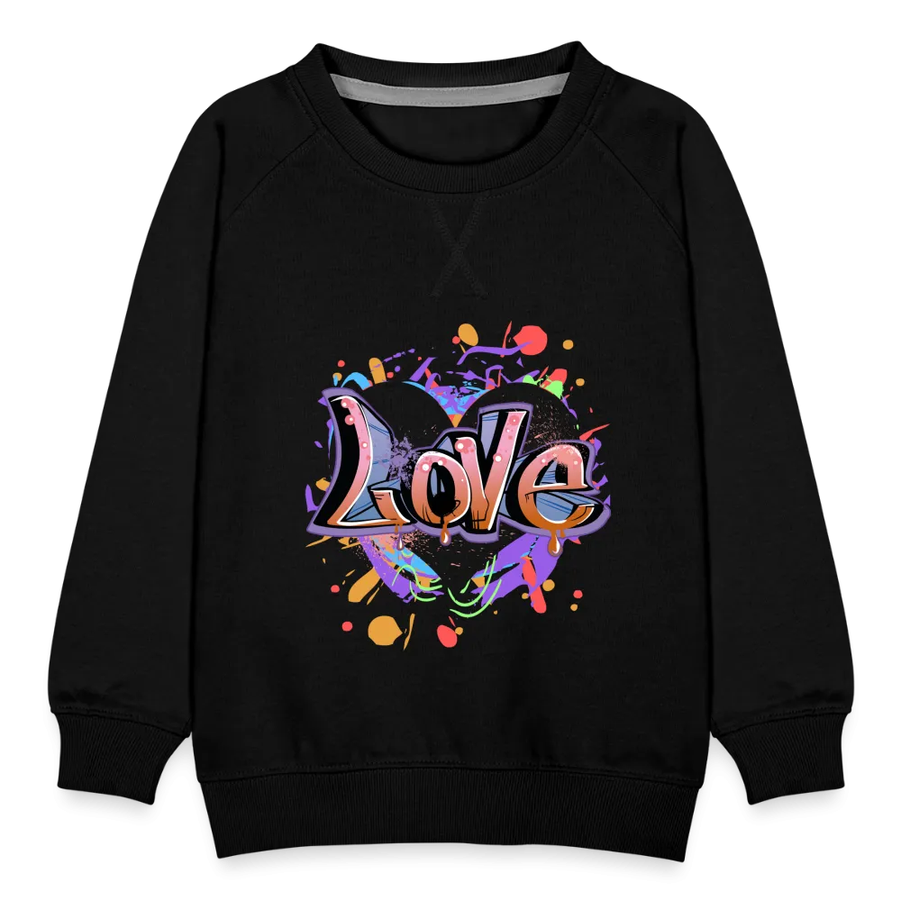 Sweat ras-du-cou Premium Enfant Graff Love, Cur