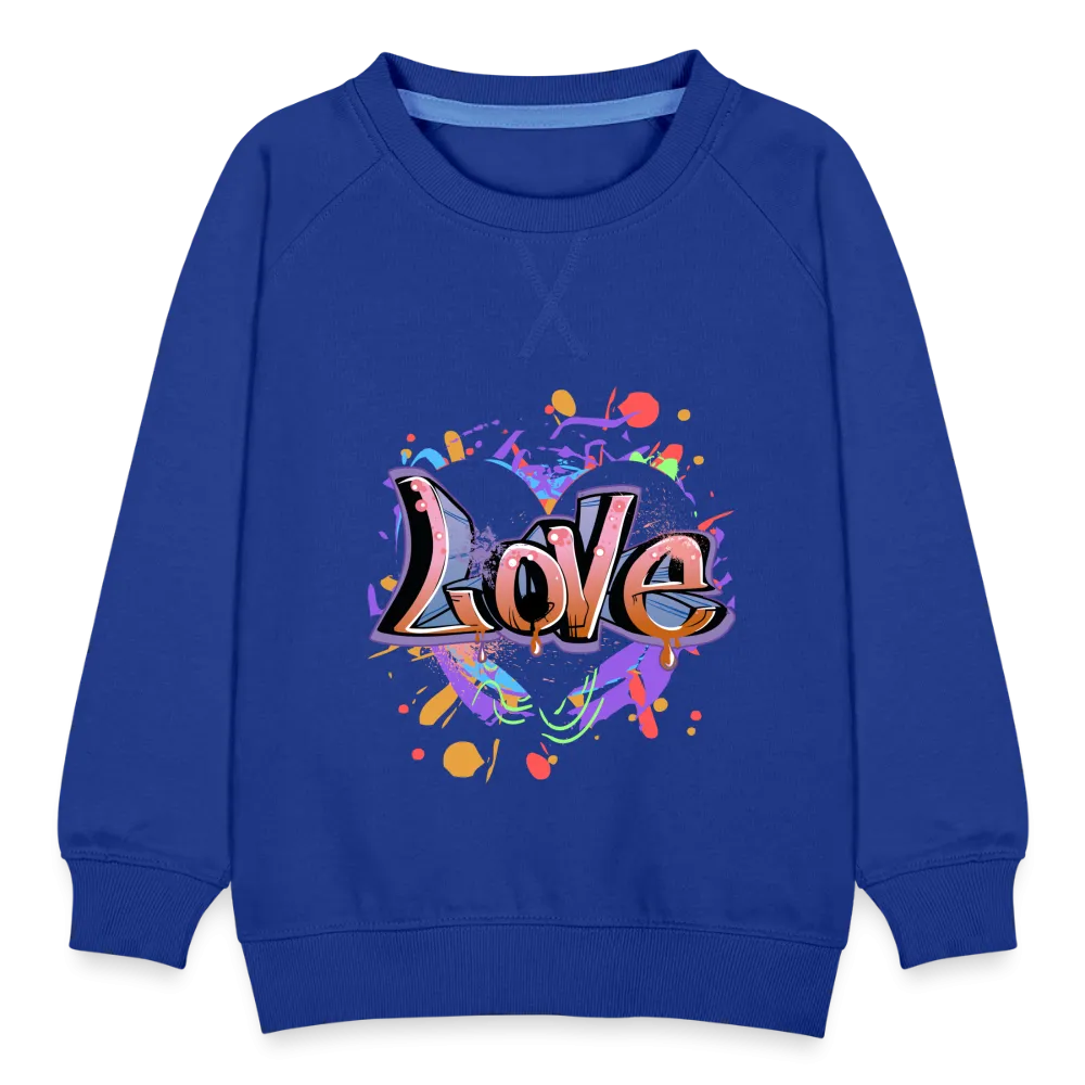 Sweat ras-du-cou Premium Enfant Graff Love, Cur