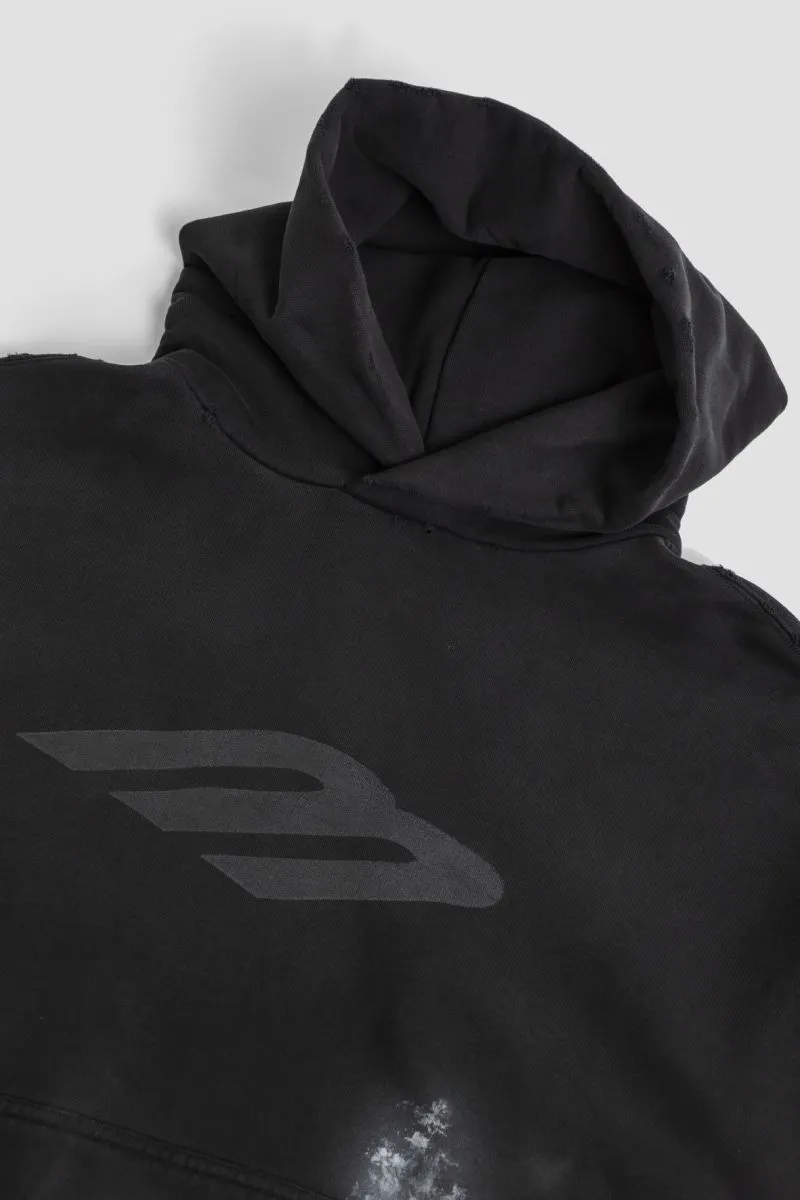 Sweat à capuche noir