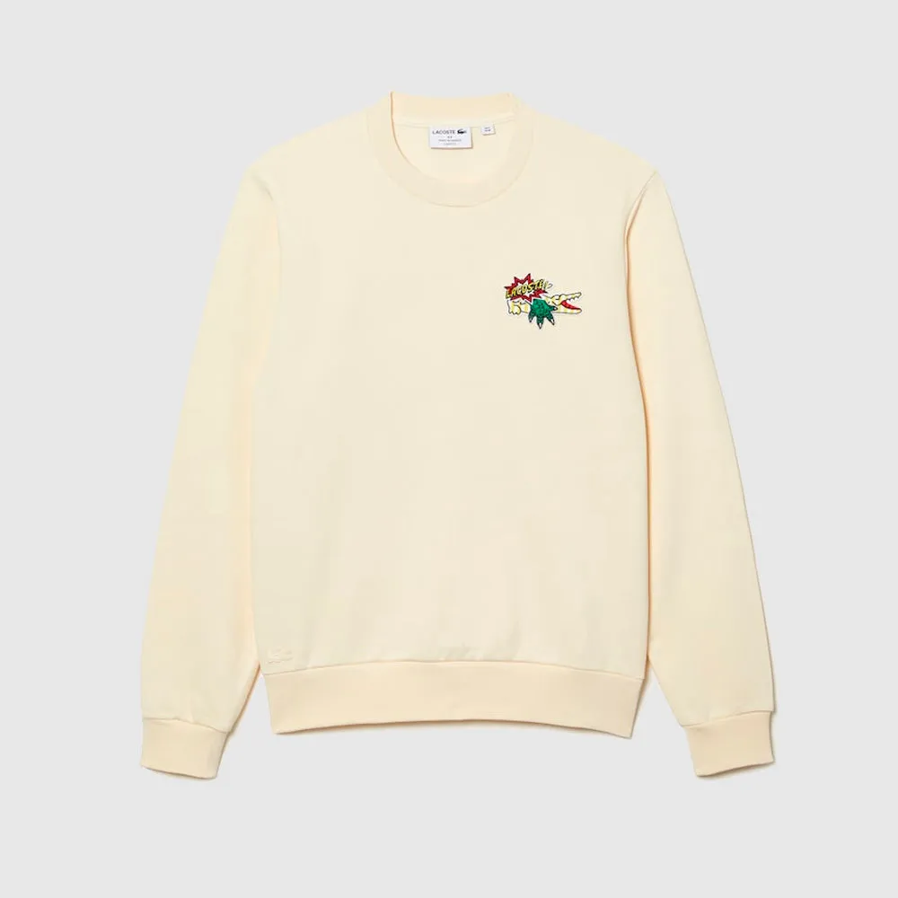Sweatshirt à badge coloré