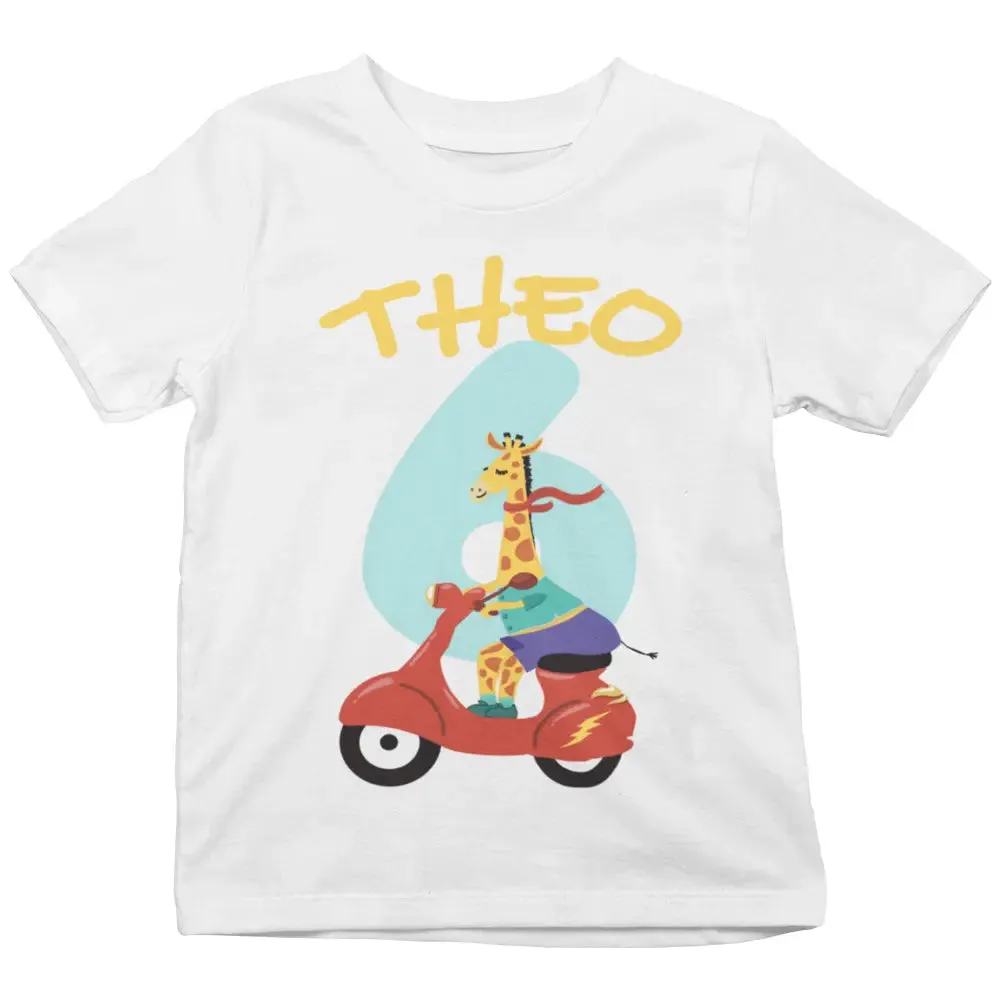 T-Shirt Enfant personnalisable avec votre prénom et âge | idée cadeau anniversaire | tshirt personnalisé 100% coton