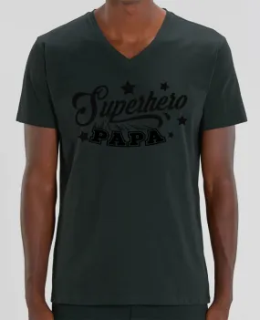 T-shirt homme Papa - Super Hero Papa - Fête des Pères par CREATIVE SHIRTS