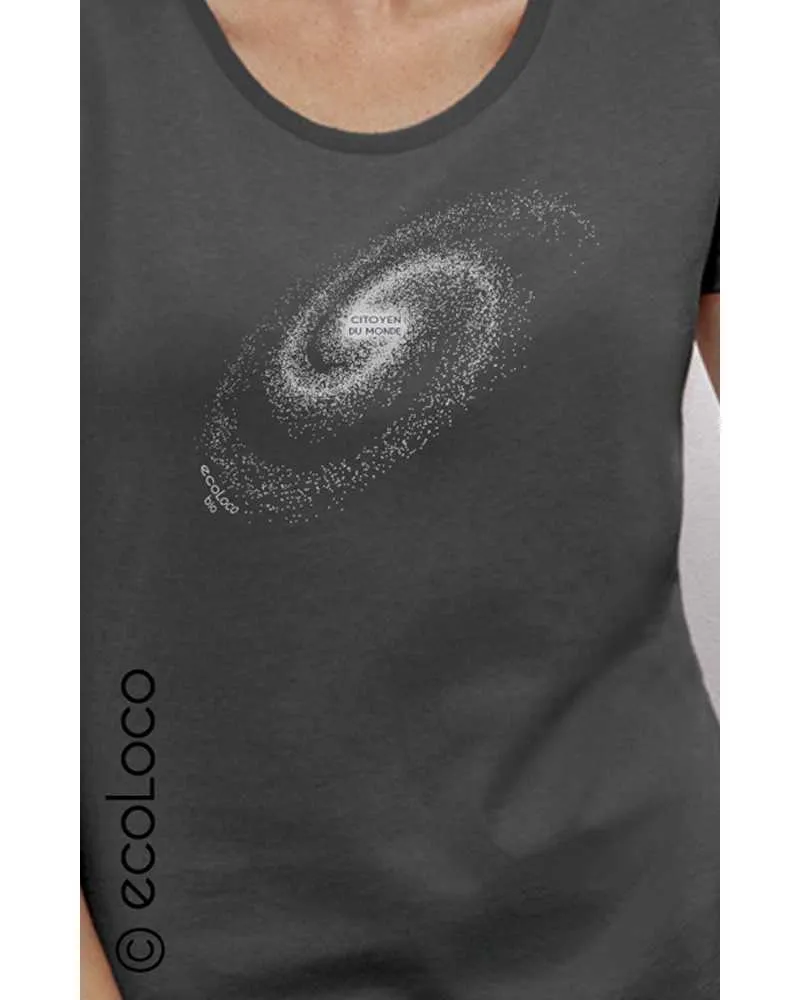 t-shirt modal bio equitable vegan femme creation France Citoyen du monde