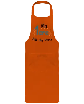 Tablier avec poches Ma 1ere Fête des Pères par CREATIVE SHIRTS