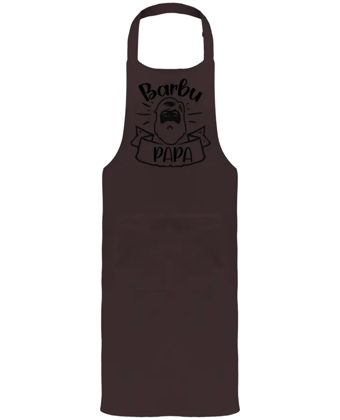 Tablier avec poches Papa Barbu - Fête des pères par CREATIVE SHIRTS