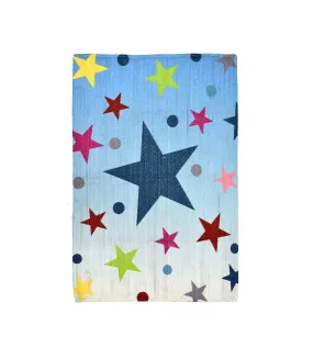 Tapis enfant tissé main ETOILE REVERSIBLE