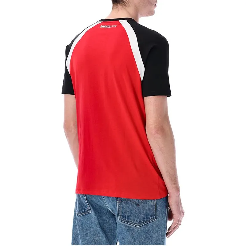 Tee-shirt DUCATI BADGE DUCATI gris/rouge - MAXXESS.FR, T-Shirt