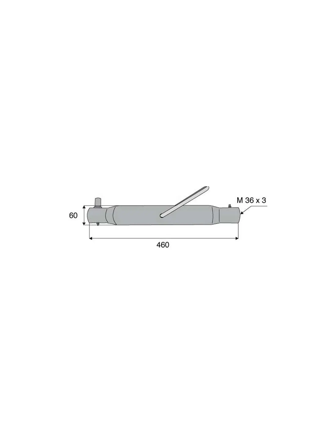 tube renforcé - 36x3 - l460 - 111750460