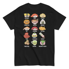 Types de Ramen et Sushi Kawaii - T-SHIRTS